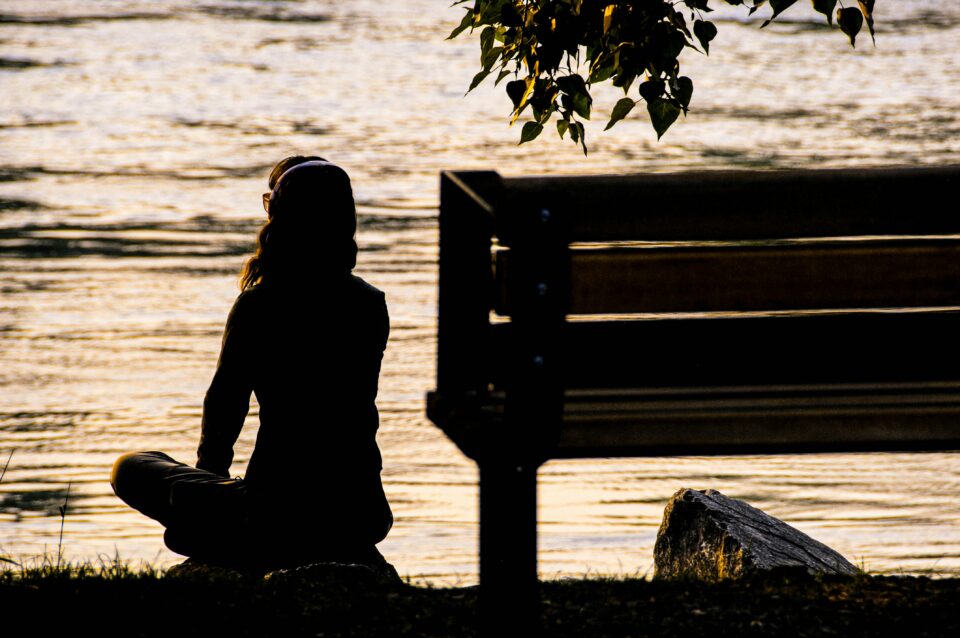 Persona in meditazione trascendentale